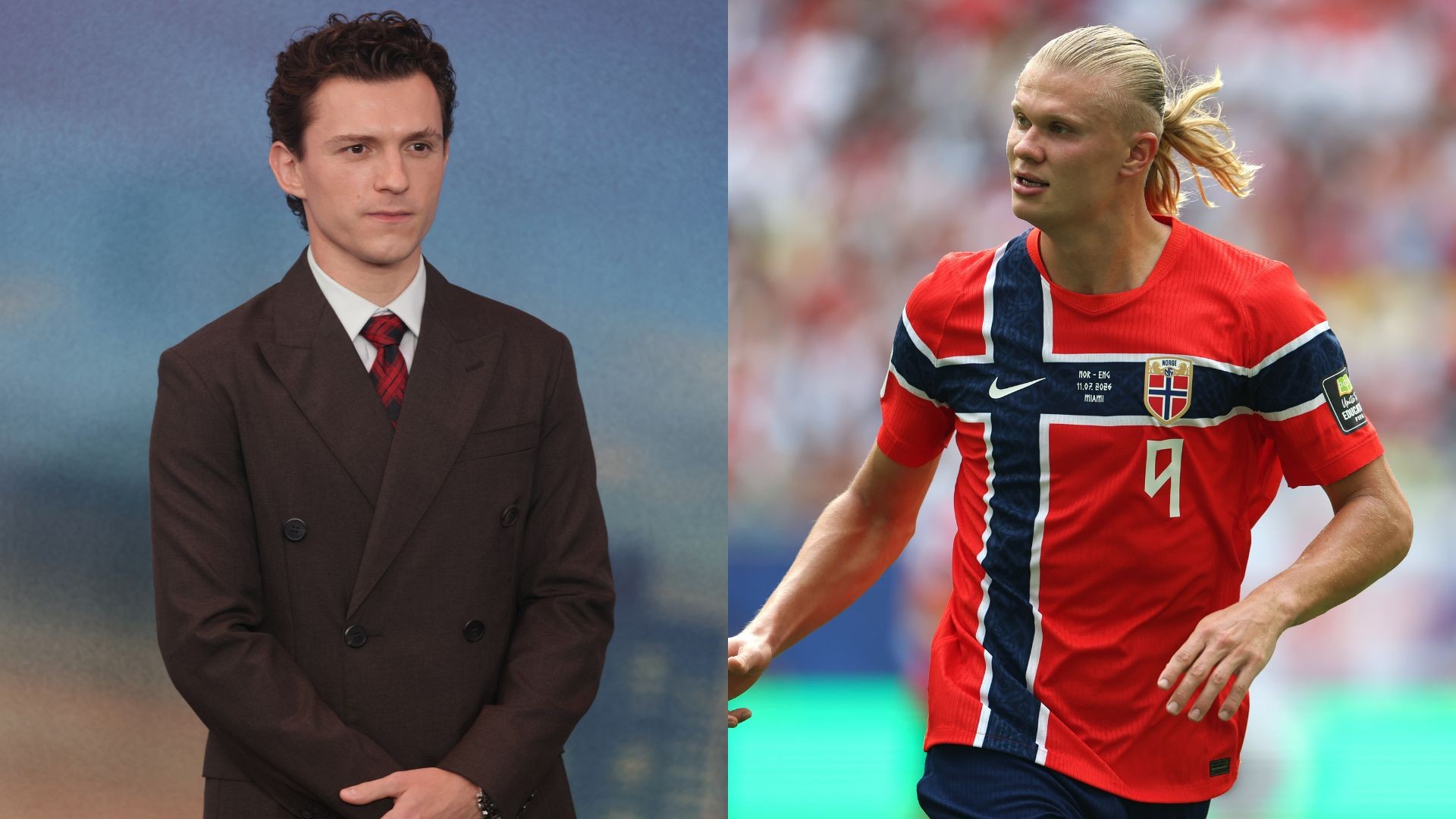 Tom Holland e Erling Haaland compartilham jantar elegante após imprevisto