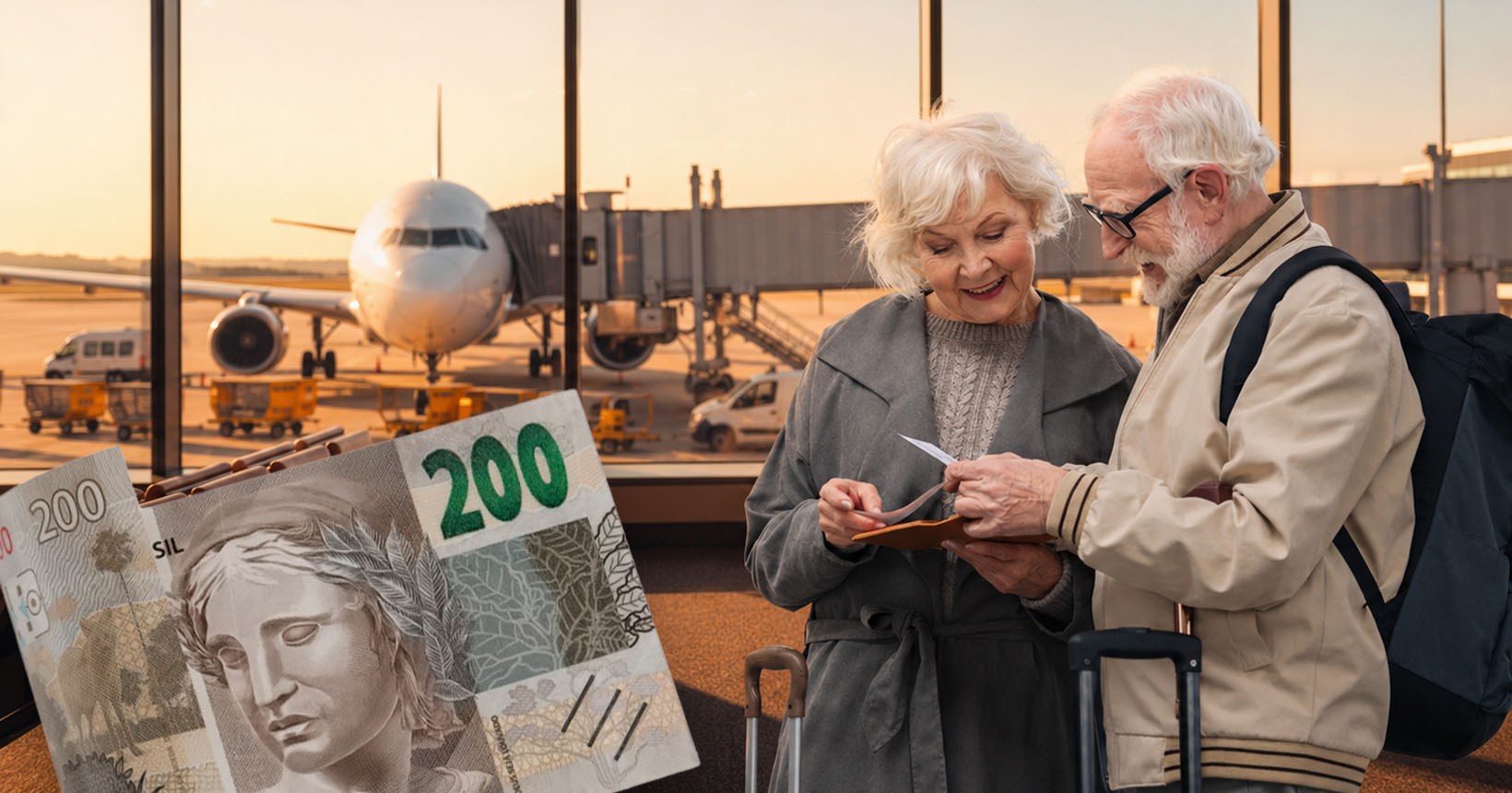 Voe com Estilo: A Arte de Viajar com Passagens Aéreas a R$ 200 para Aposentados