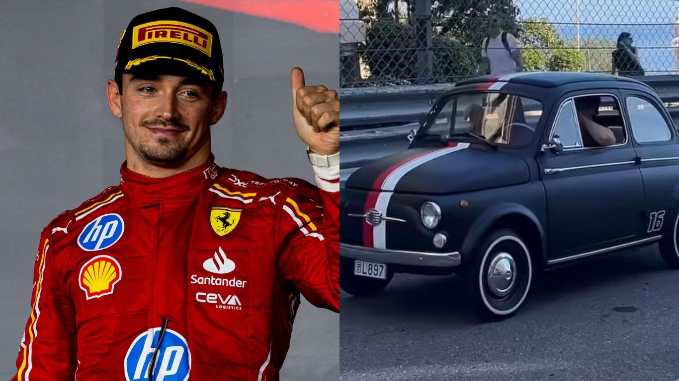 Charles Leclerc e Seu Carro Vintage: O Charme do Passado em Alta Velocidade
