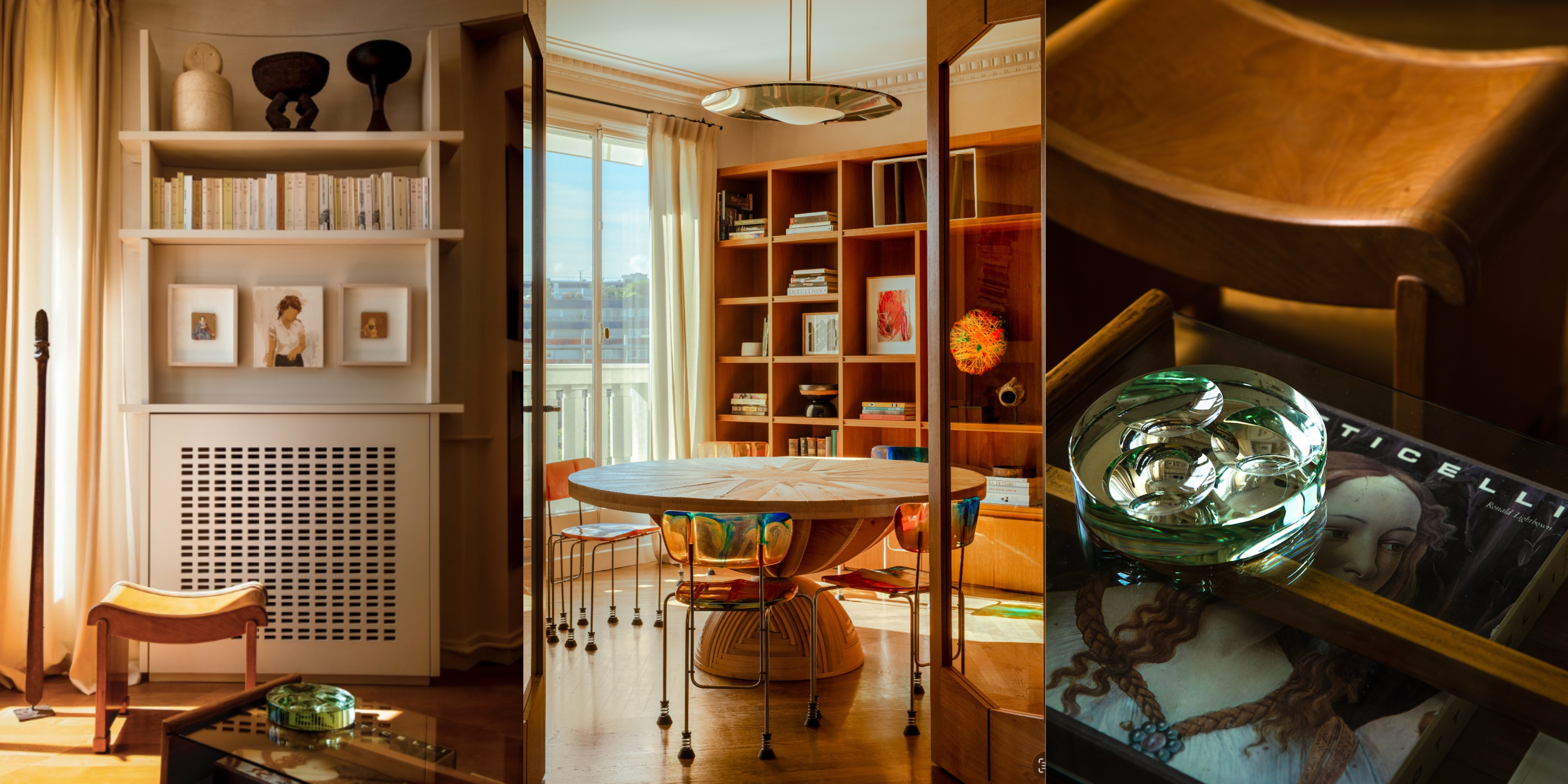 Um Refúgio de Estilo em Paris: Curvas de Gio Ponti e Cores de Klimt