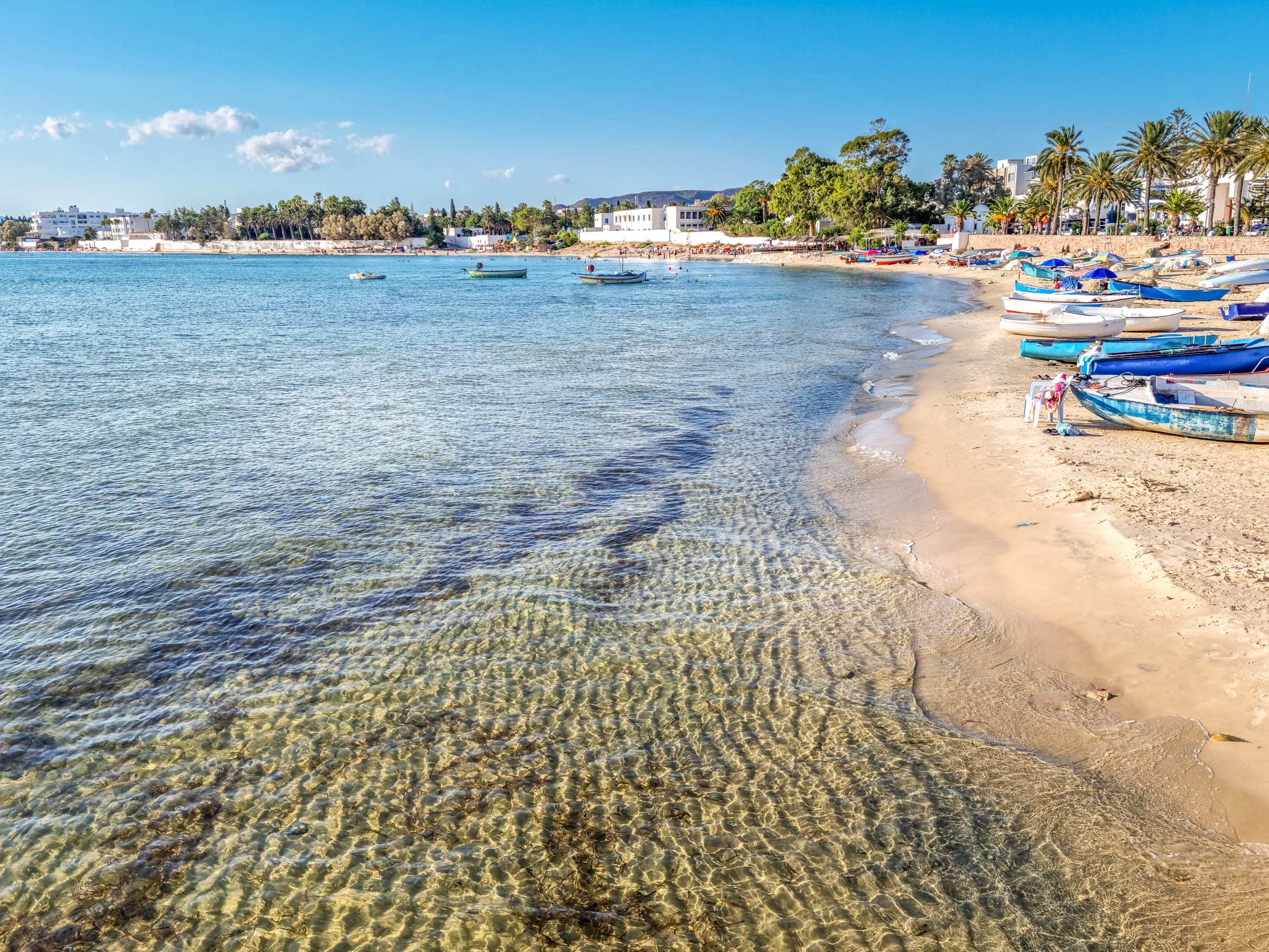 A beleza inigualável da costa tunisiana